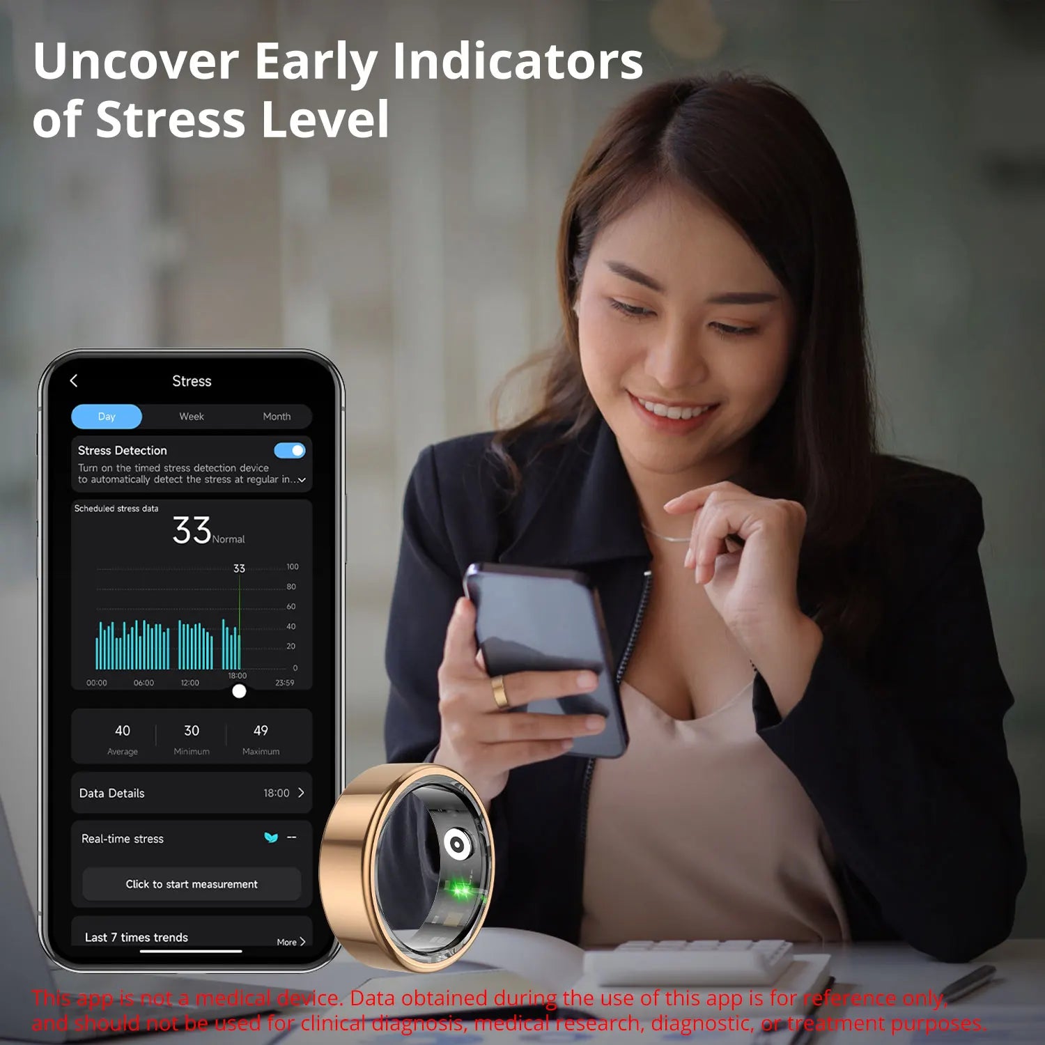 COLMI R02 Smart Ring 2024 – Health Monitor with Charging Case