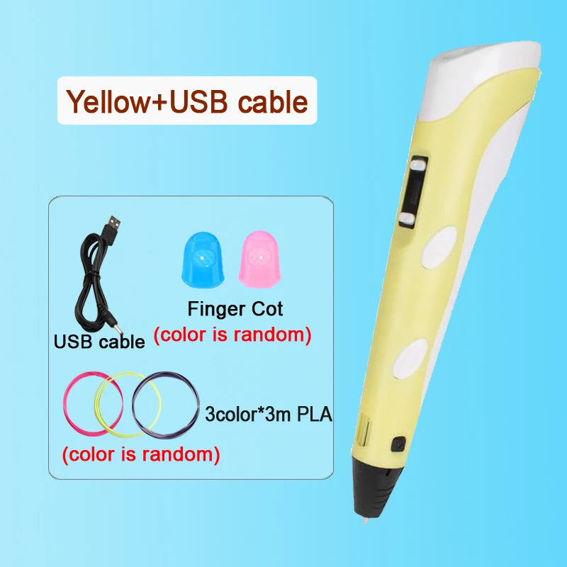 3D Pen - 3D Drawing & Printing Pen with LCD Screen