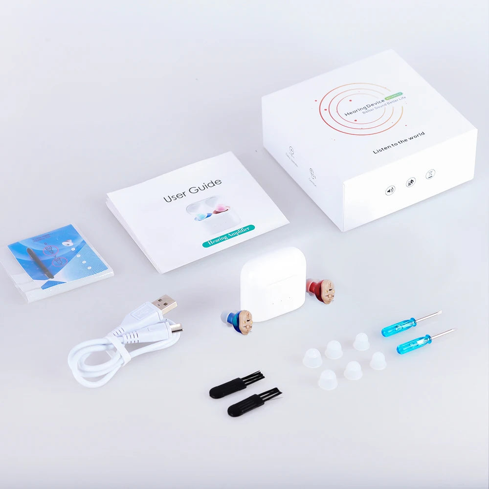 Mini Rechargeable ITE Hearing Aid