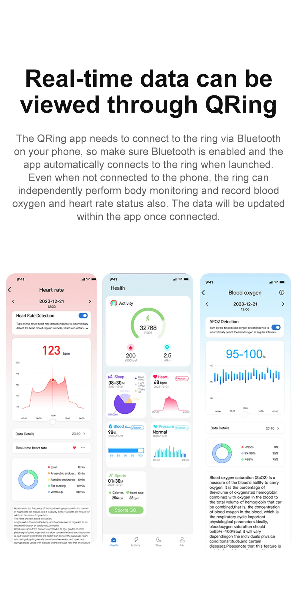 COLMI R02 Smart Ring 2024 – Health Monitor with Charging Case