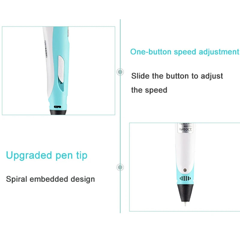 3D Pen - 3D Drawing & Printing Pen with LCD Screen