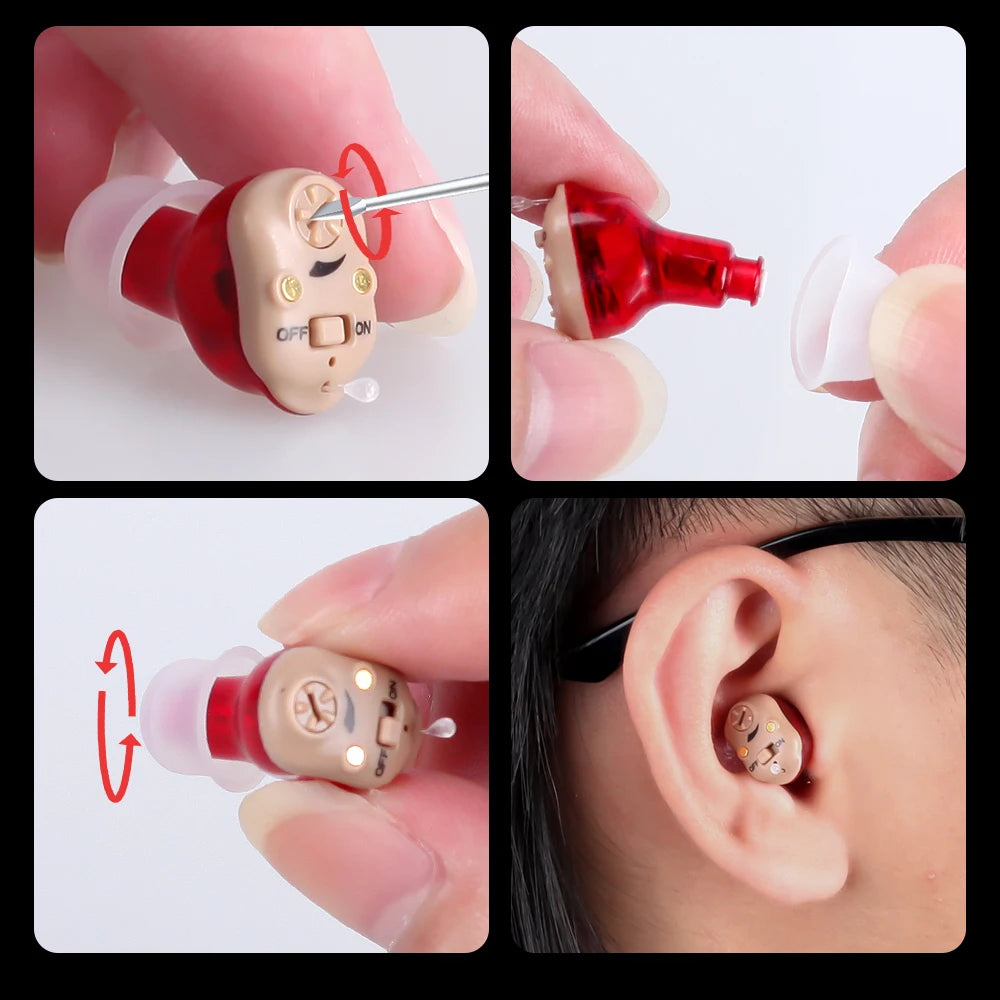 Mini Rechargeable ITE Hearing Aid