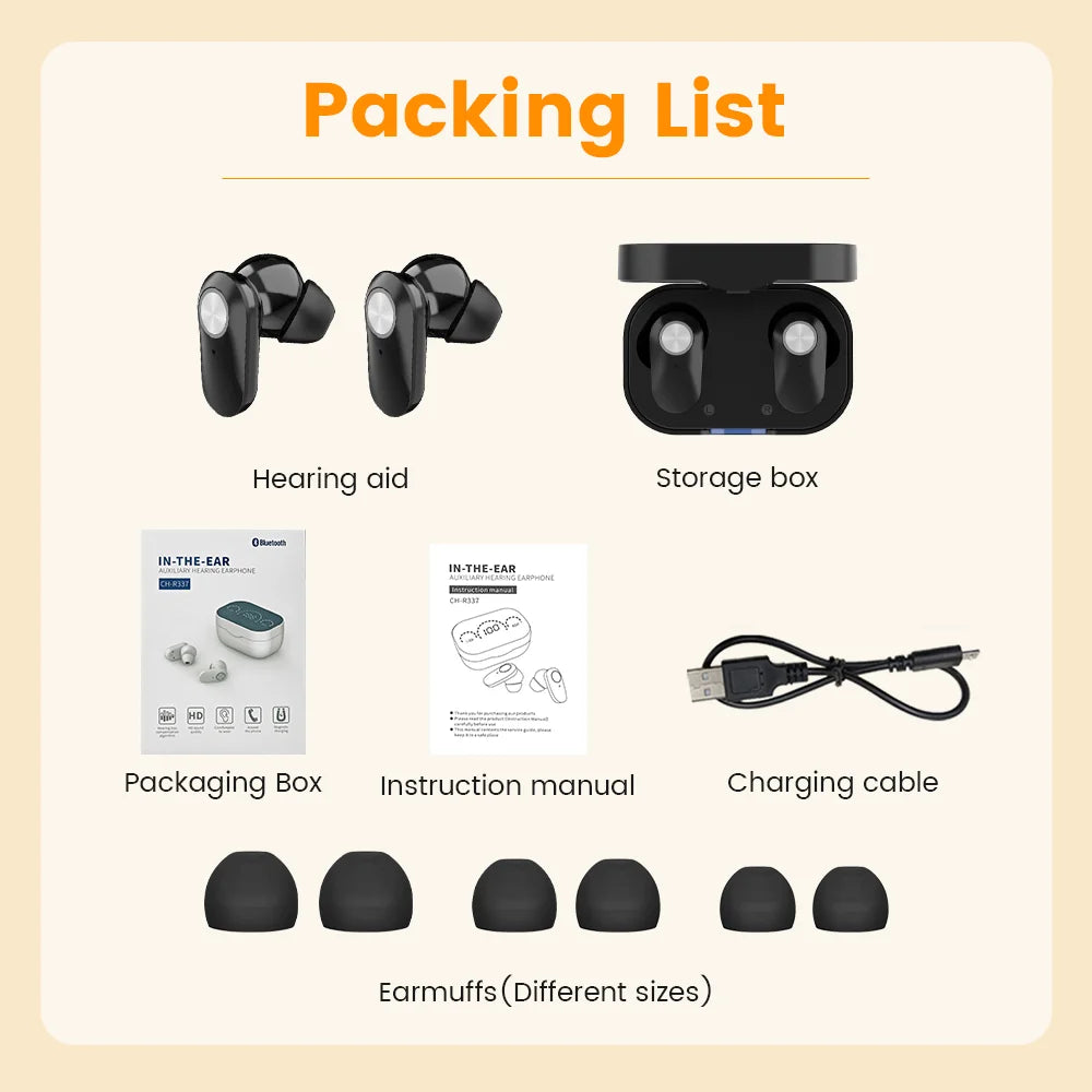 Mini Rechargeable ITE Hearing Aid