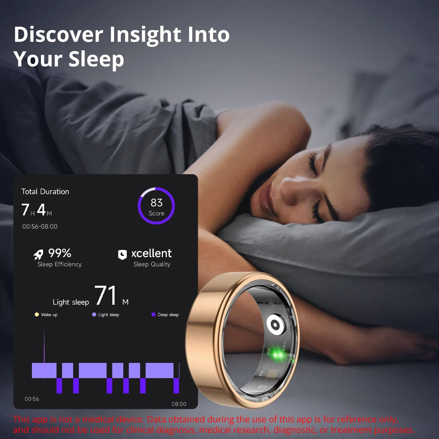 COLMI R02 Smart Ring 2024 – Health Monitor with Charging Case