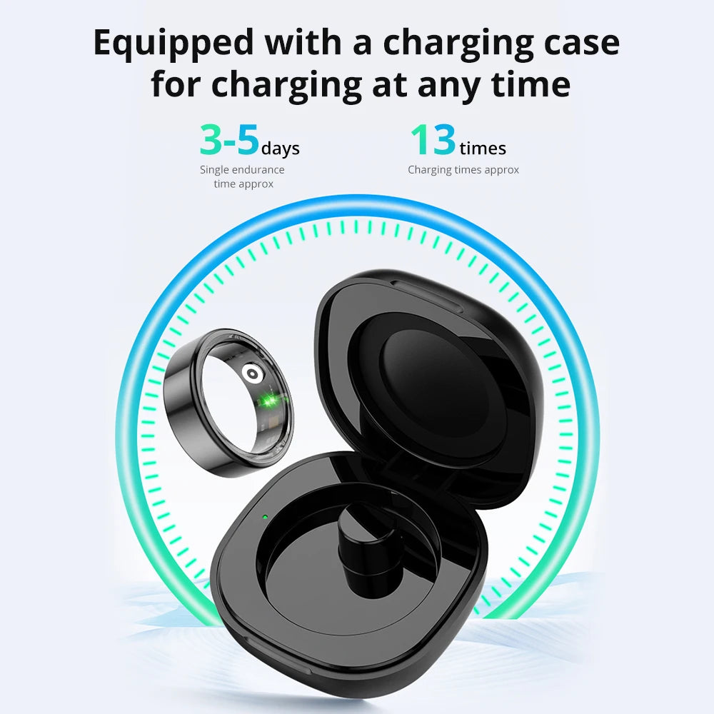 COLMI R02 Smart Ring 2024 – Health Monitor with Charging Case