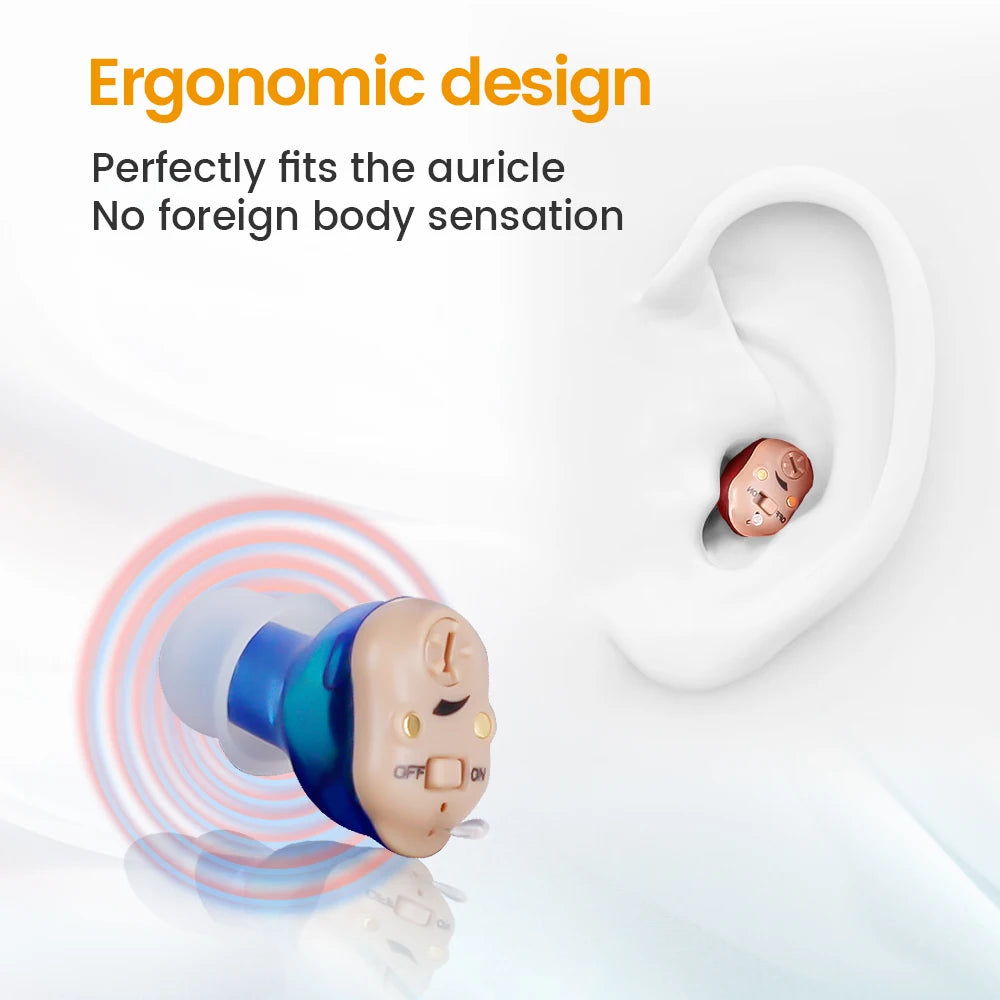 Mini Rechargeable ITE Hearing Aid