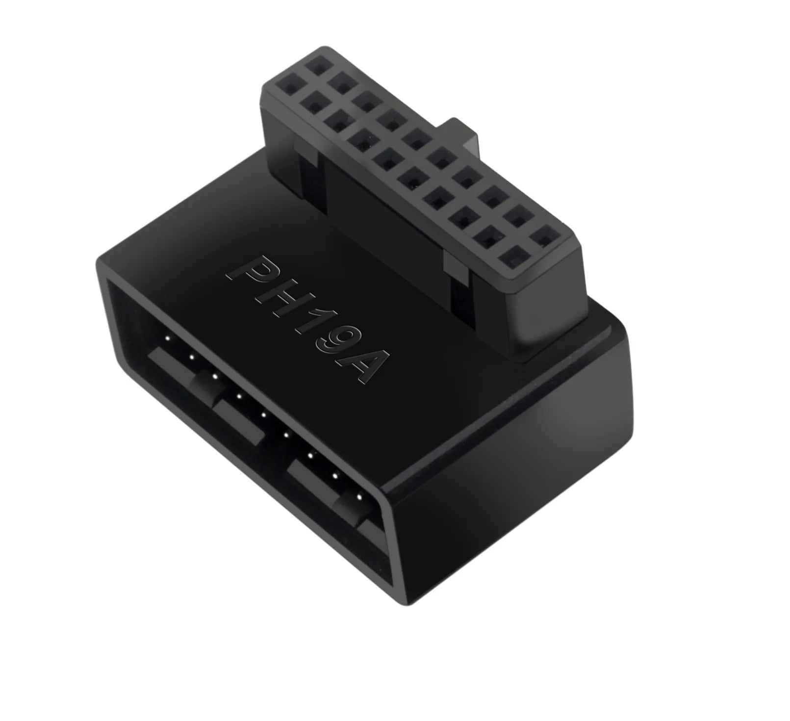 USB 3.0 19/20-Pin 90° Motherboard Header Adapter Connector