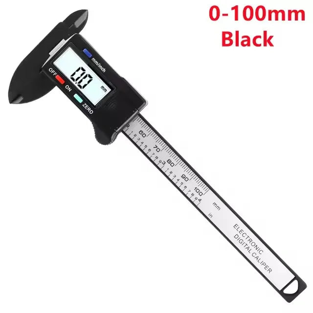 150mm/100mm Digital Caliper – Carbon Fiber Vernier Gauge