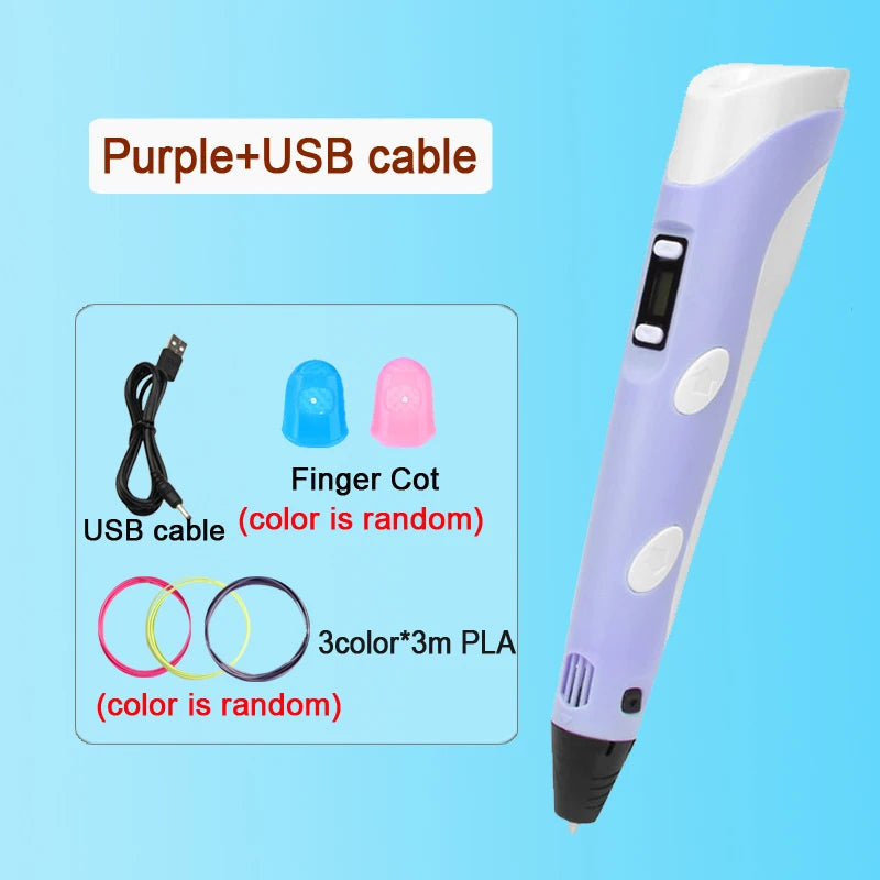 3D Pen - 3D Drawing & Printing Pen with LCD Screen