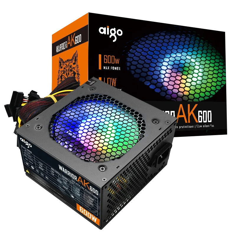 Aigo AK RGB PSU – 500W to 1000W ATX Gaming Power Supply