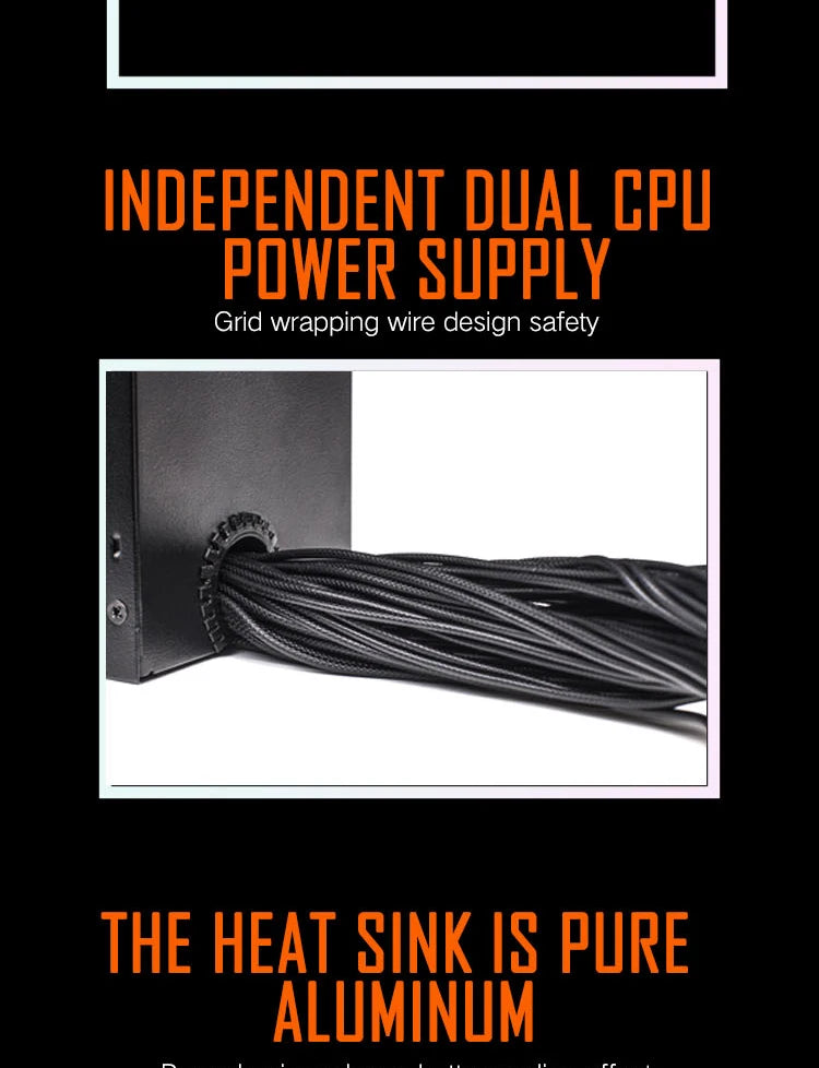 Aigo AK RGB PSU – 500W to 1000W ATX Gaming Power Supply