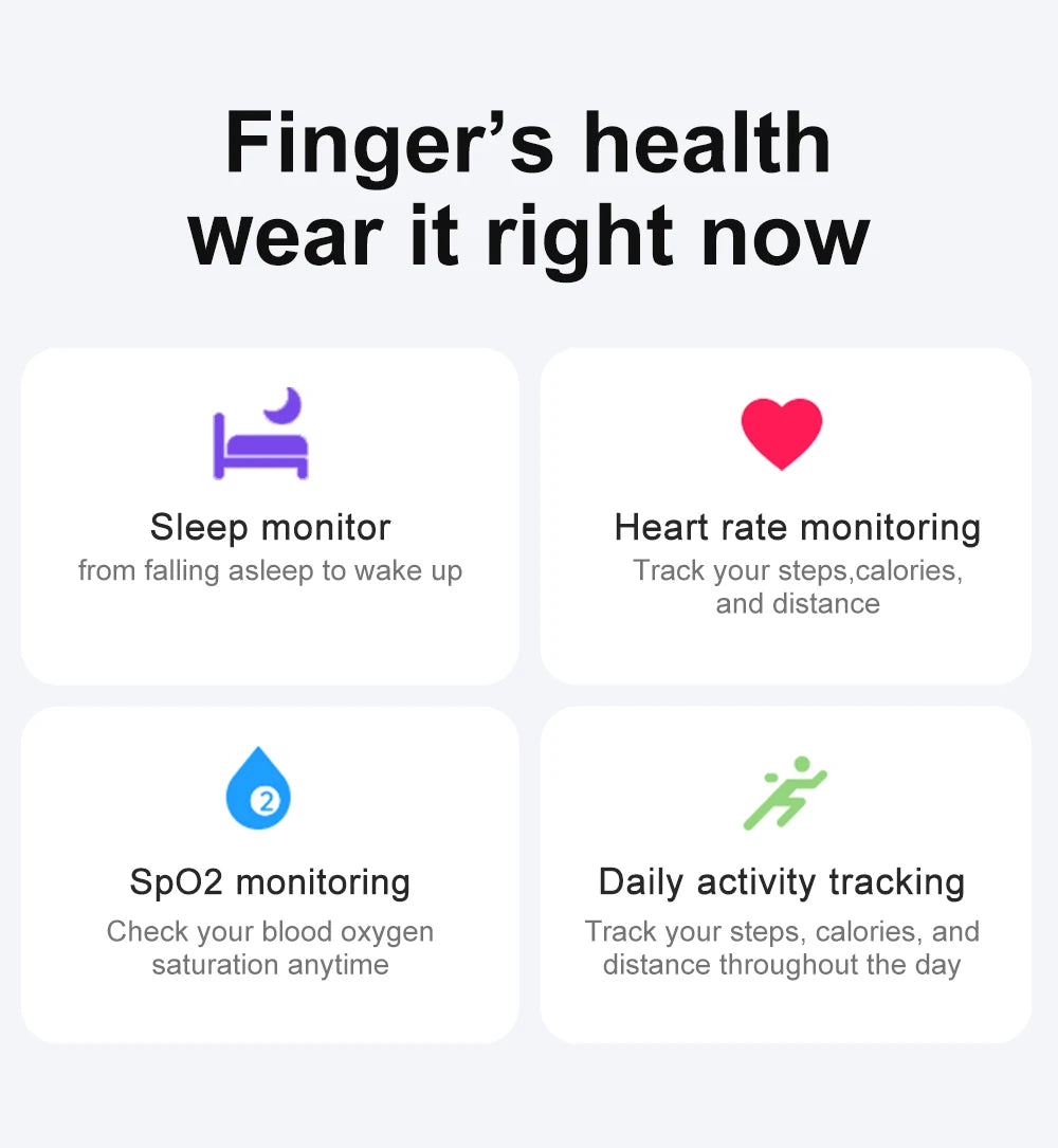COLMI R02 Smart Ring 2024 – Health Monitor with Charging Case