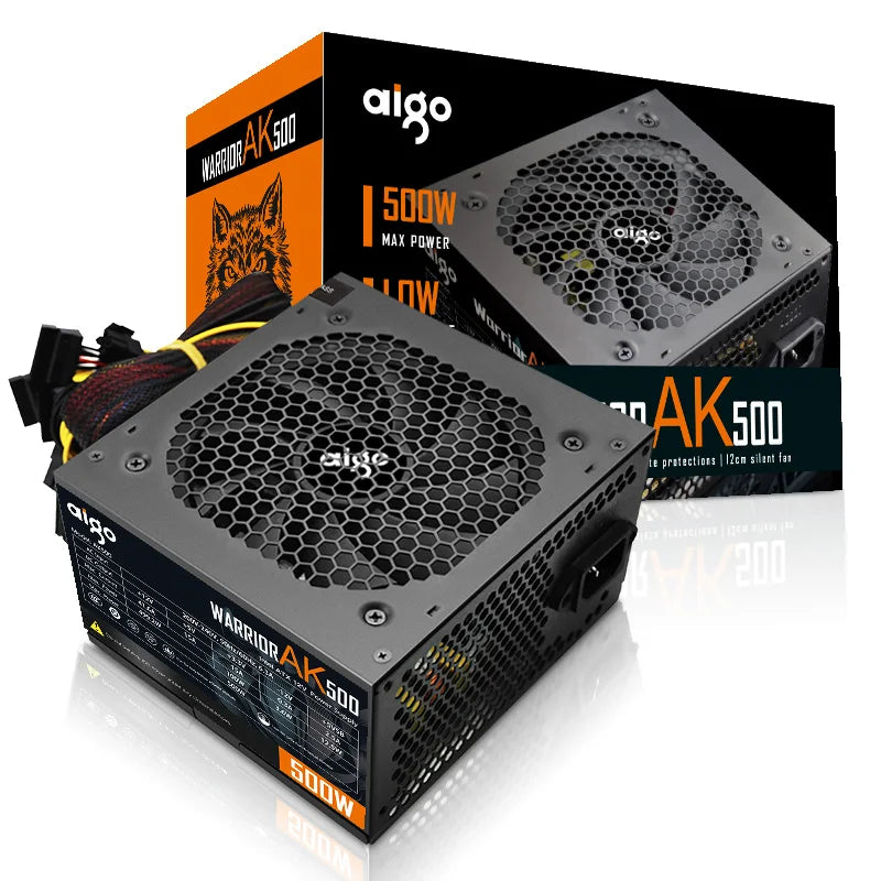 Aigo AK RGB PSU – 500W to 1000W ATX Gaming Power Supply
