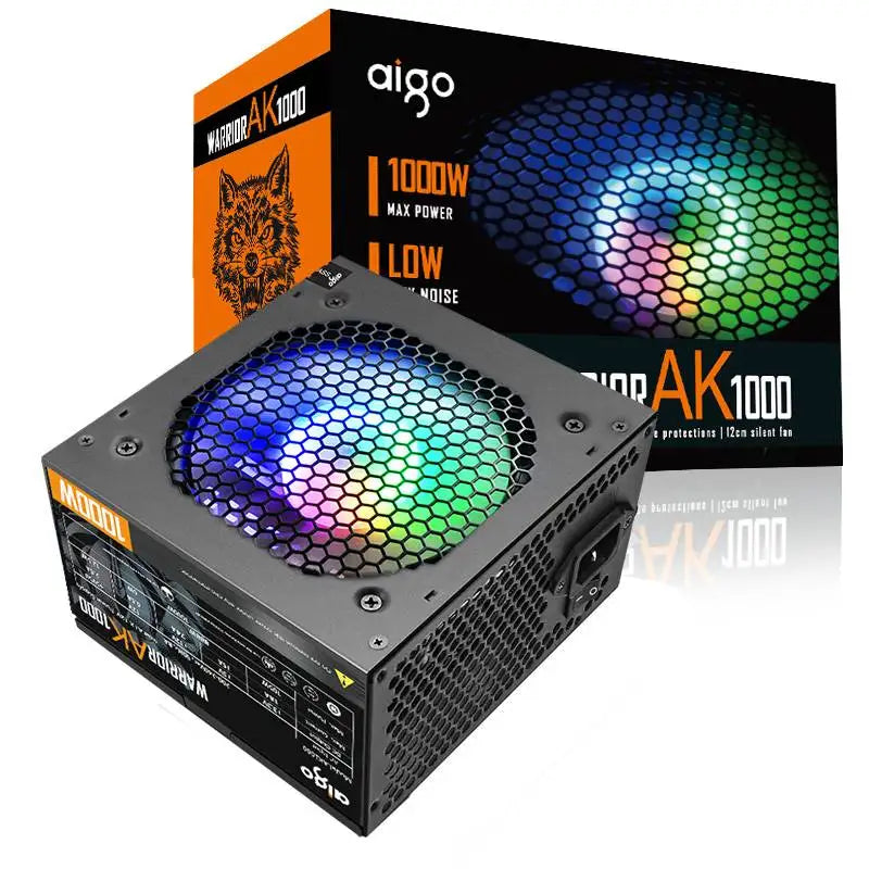 Aigo AK RGB PSU – 500W to 1000W ATX Gaming Power Supply