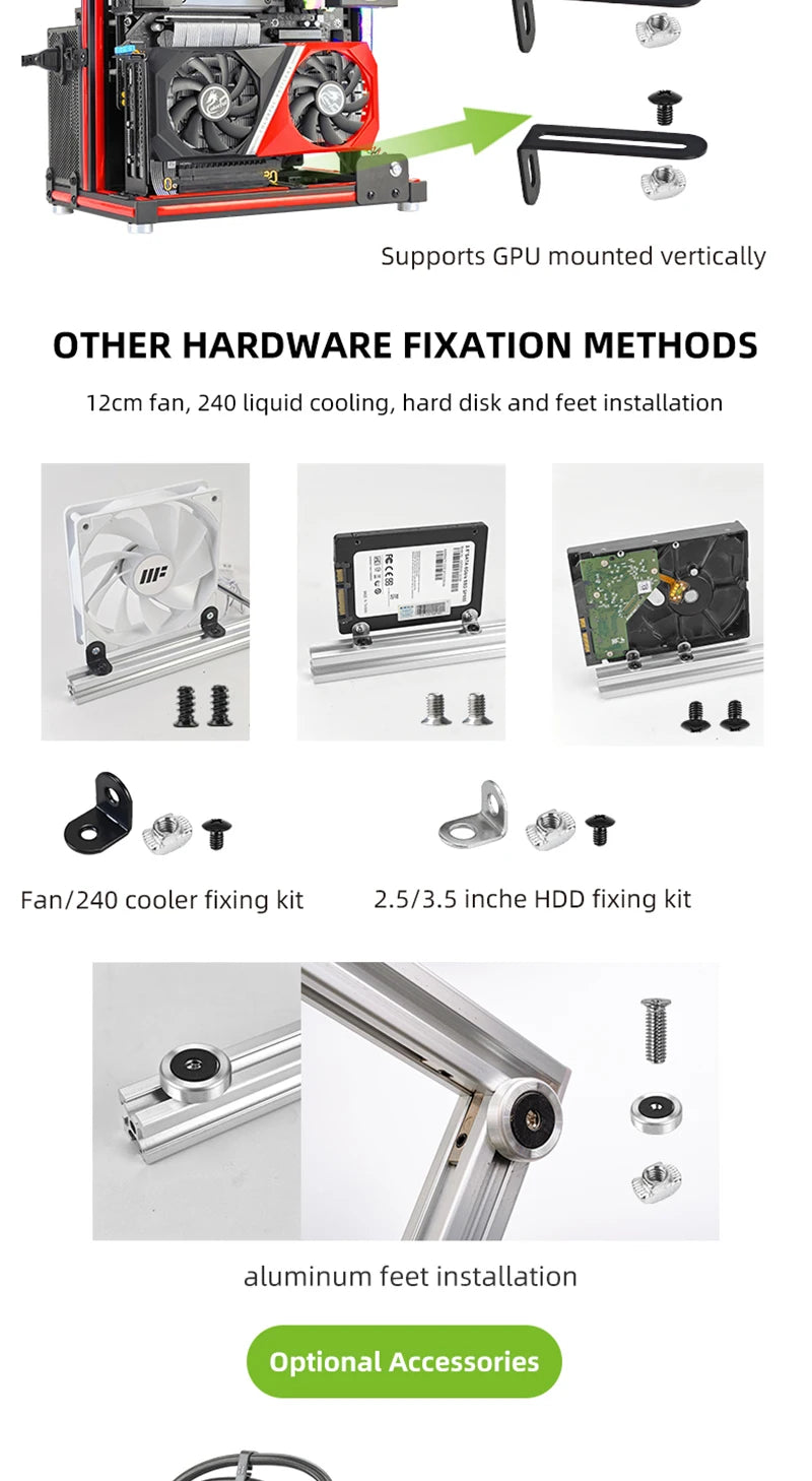 METALFISH BlockCase Aluminum Open Frame