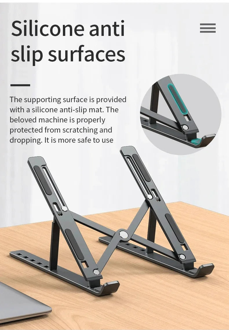 Foldable Aluminum Laptop Stand