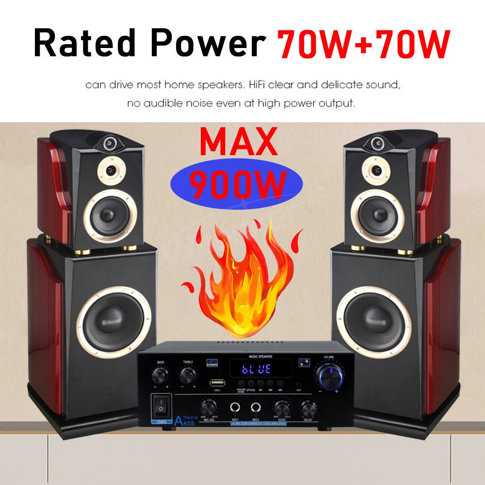 Woopker AK Series Digital Bluetooth Amplifier