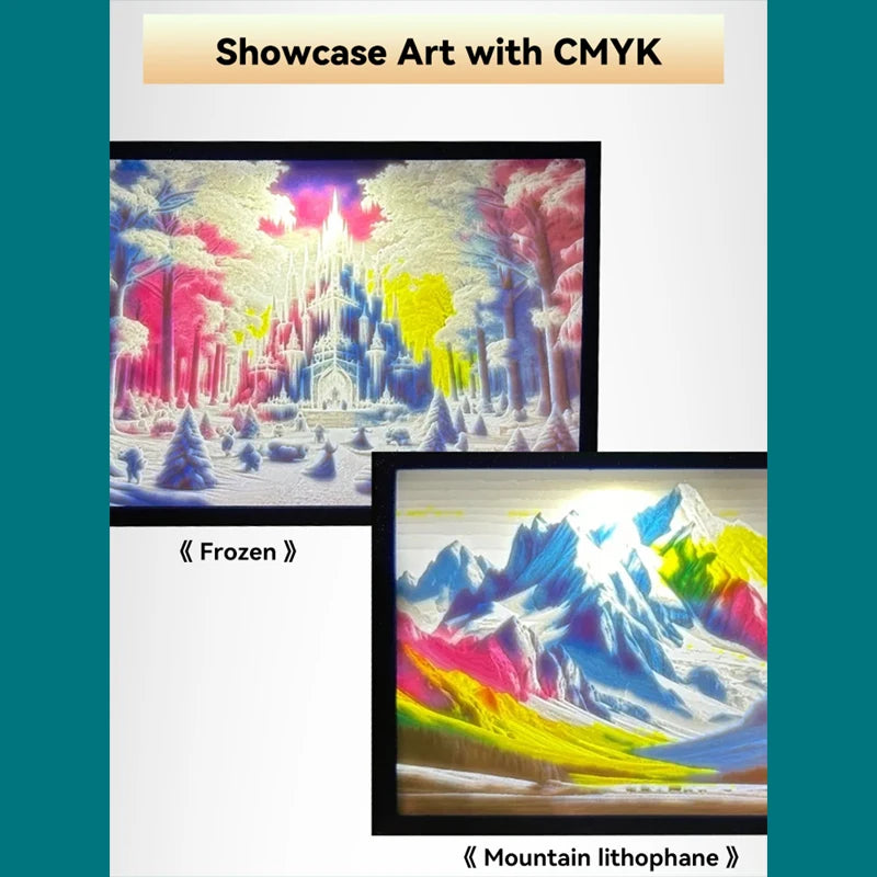 Bambu Lab Lithophane LED Panel CMYK Backlight Board