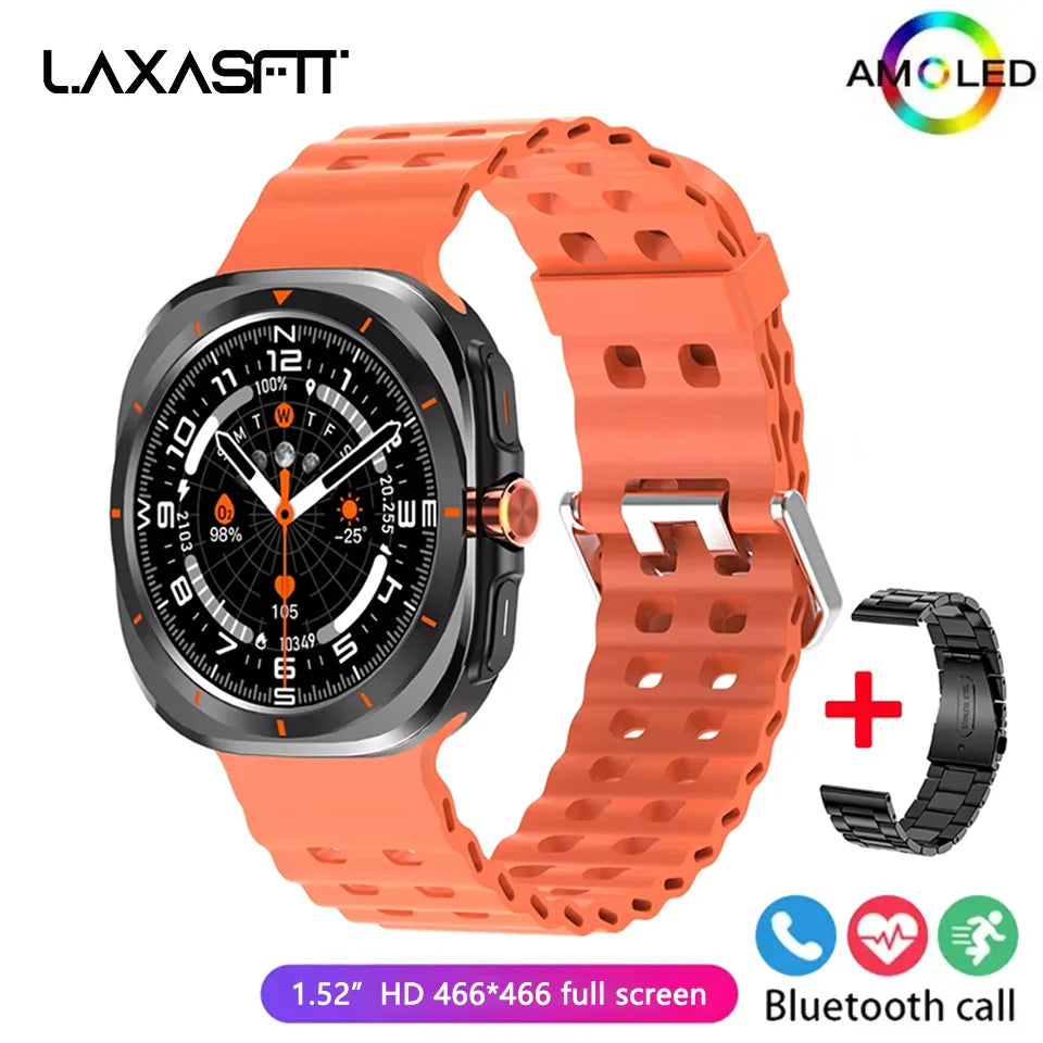LAXASFIT GT7 Ultra Smartwatch – 1.52" AMOLED Bluetooth Fitness Watch