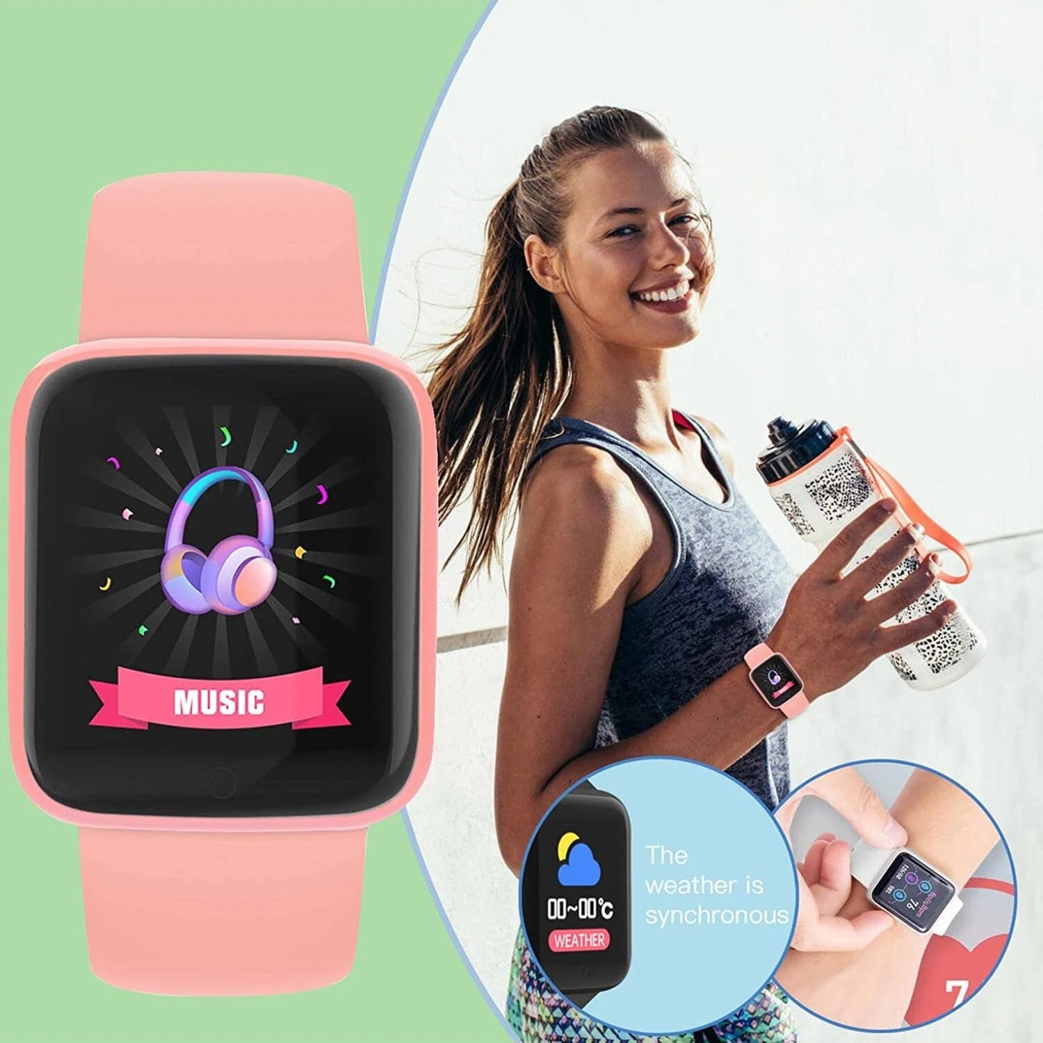D13 Multifunction Smart Watch – Fitness & Bluetooth Music Bracelet