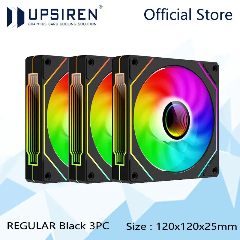 UPSIREN UF-1 PRISM 4 PRO 12cm ARGB PWM Cooling Fan