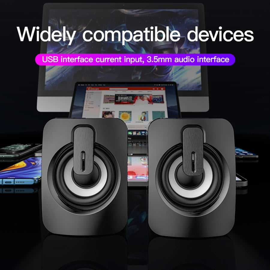Mini PC Speaker – Portable Sound Box for Computer & Laptop