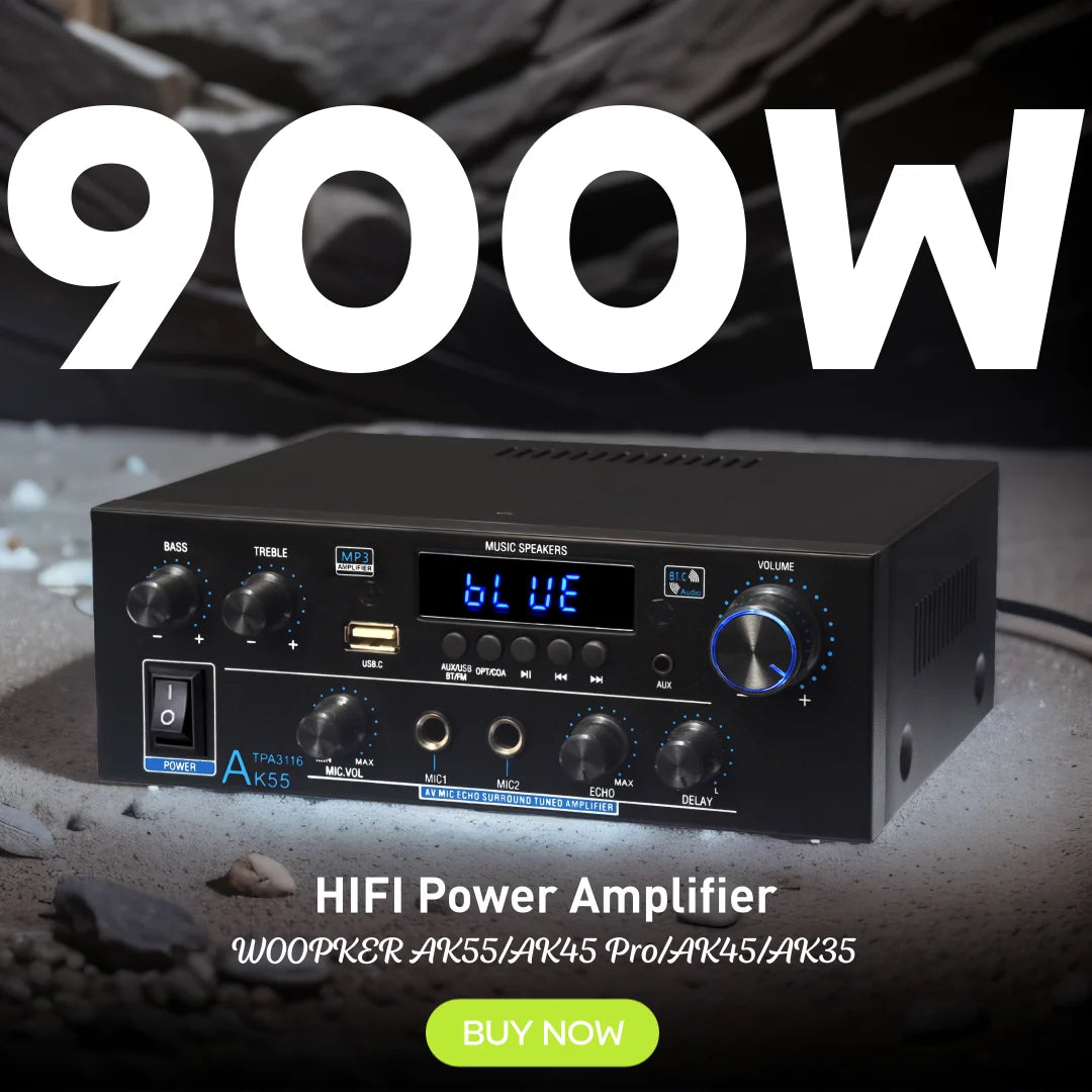 Woopker AK Series Digital Bluetooth Amplifier