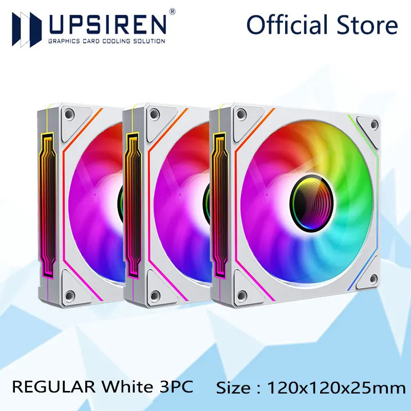 UPSIREN UF-1 PRISM 4 PRO 12cm ARGB PWM Cooling Fan