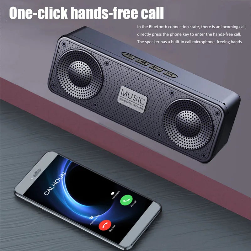 S18 Wireless Bluetooth Smart Speaker – Portable Outdoor Subwoofer & Radio