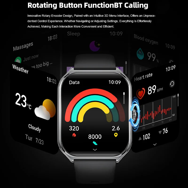 1.96" Ultra Thin AMOLED Smart Watch
