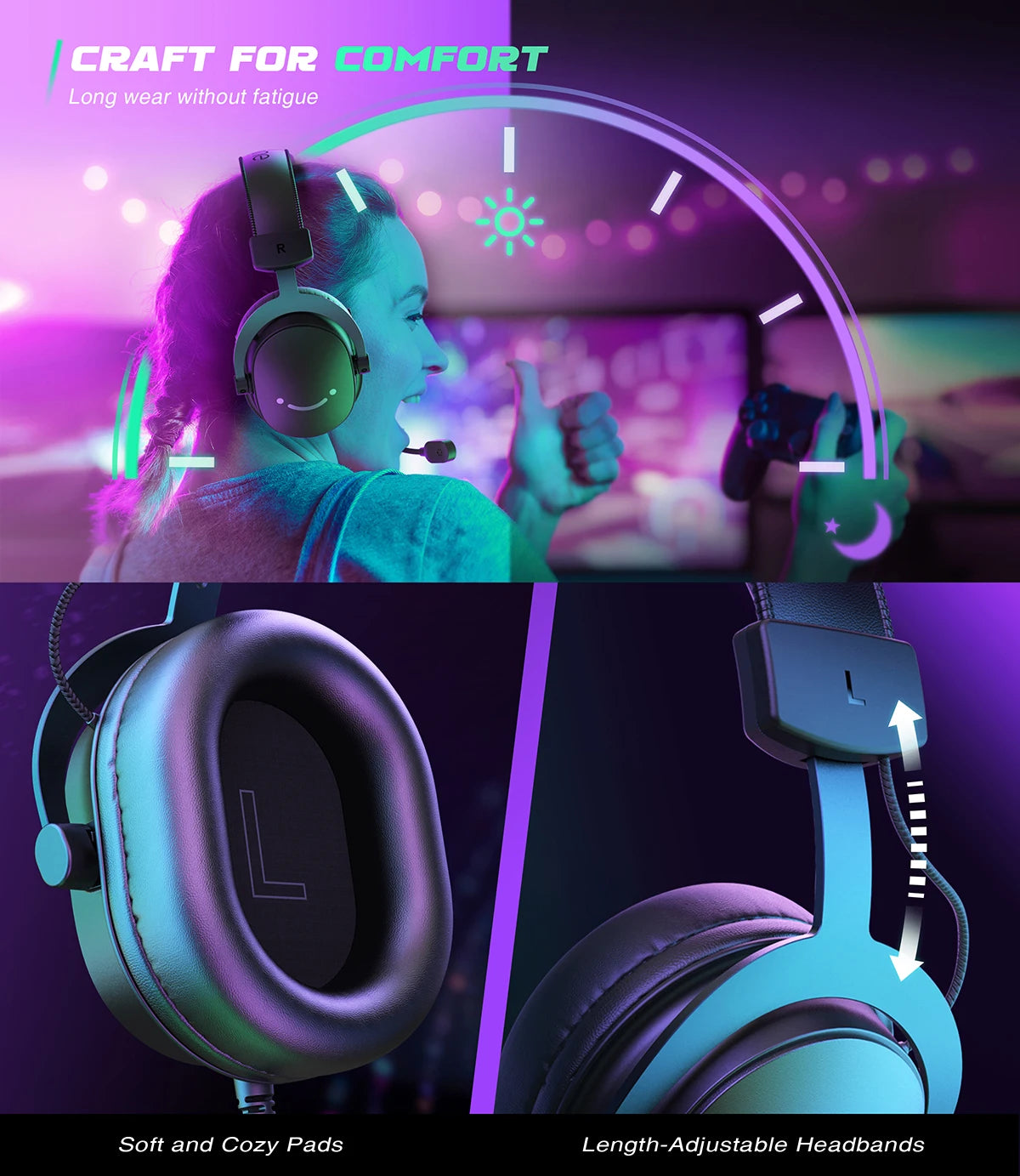 FIFINE H9 Headset – 3.5mm & USB with 7.1 Surround Sound