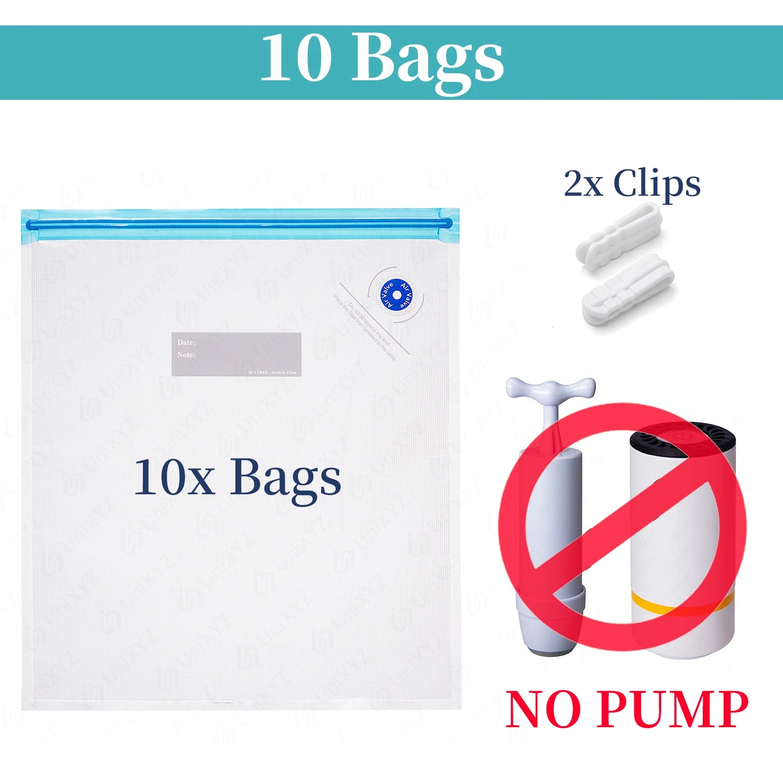 3D Printer Filament Vacuum Storage Bags – 1kg Spools