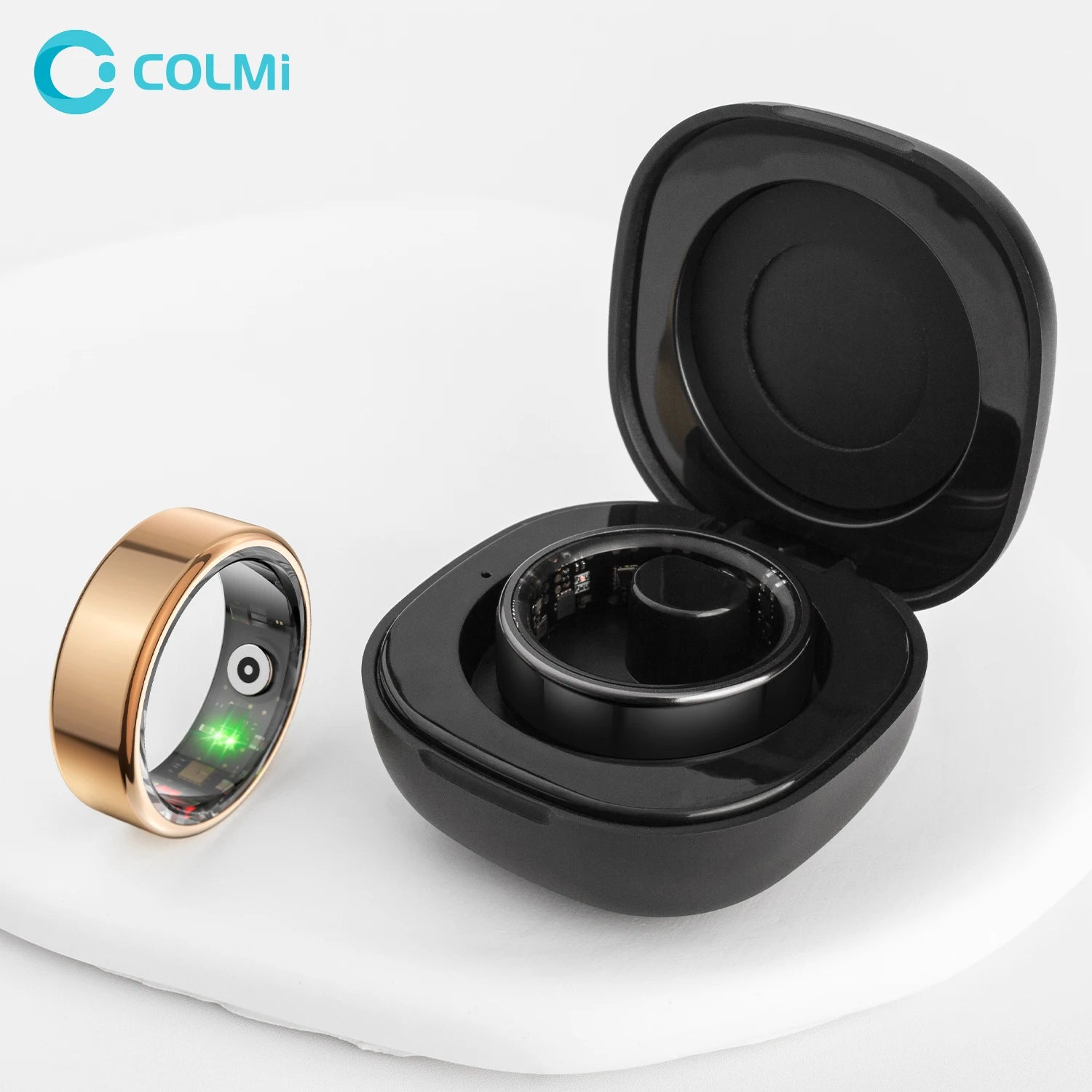 COLMI R02 Smart Ring 2024 – Health Monitor with Charging Case