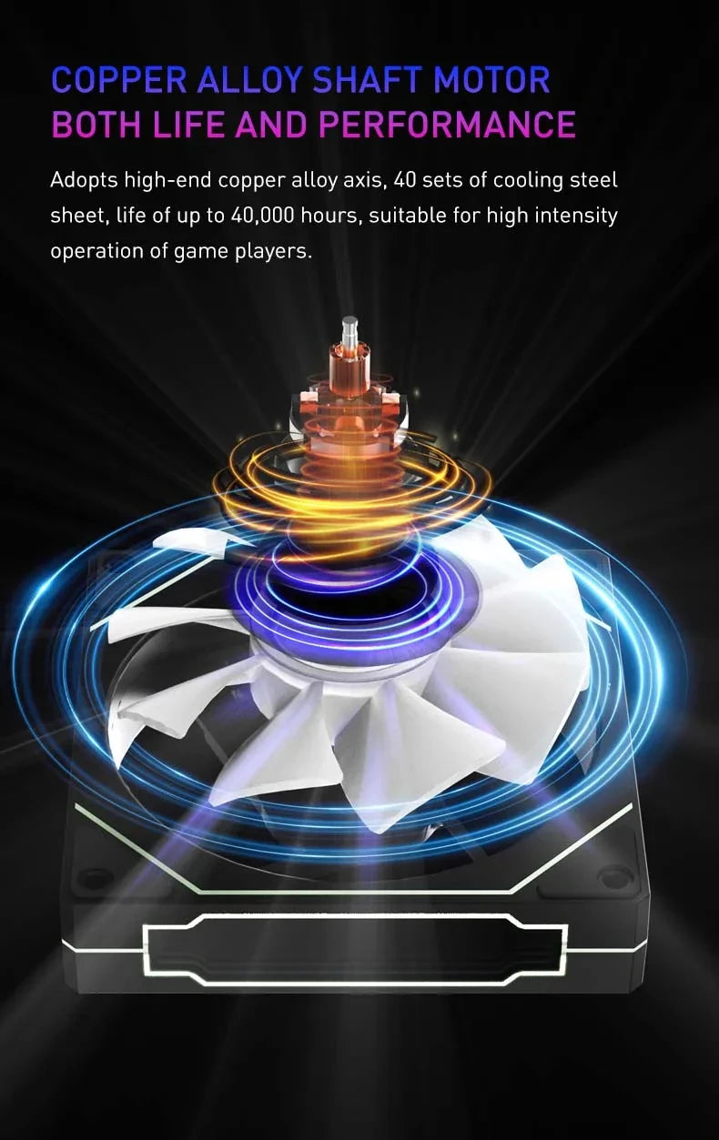 UPSIREN UF-1 PRISM 4 PRO 12cm ARGB PWM Cooling Fan