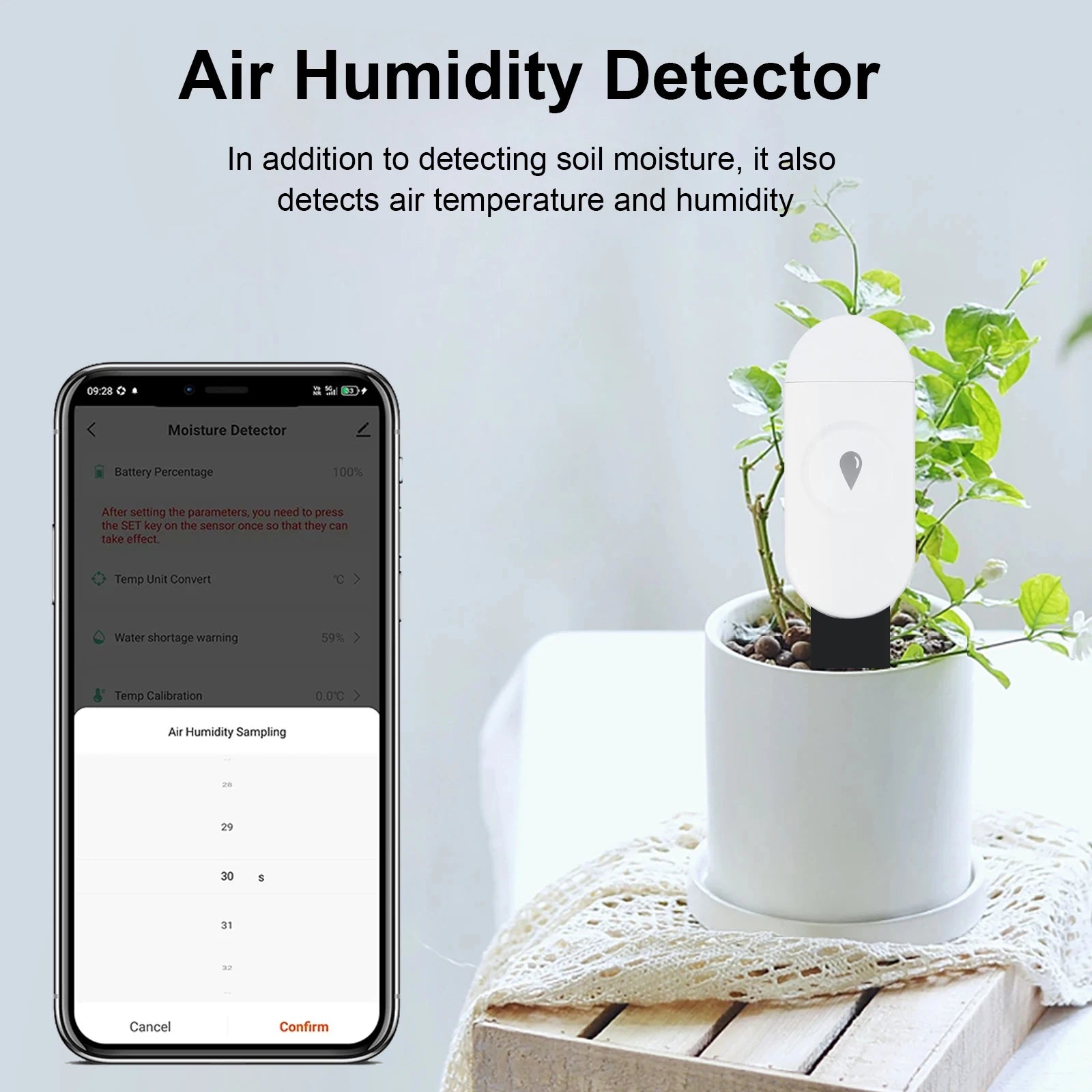Tuya ZigBee Soil Moisture & Temperature Sensor
