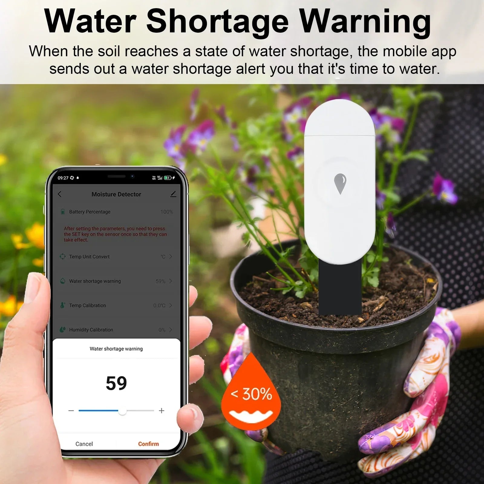 Tuya ZigBee Soil Moisture & Temperature Sensor