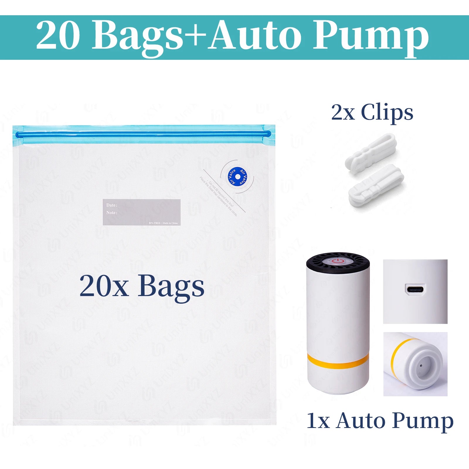 3D Printer Filament Vacuum Storage Bags – 1kg Spools
