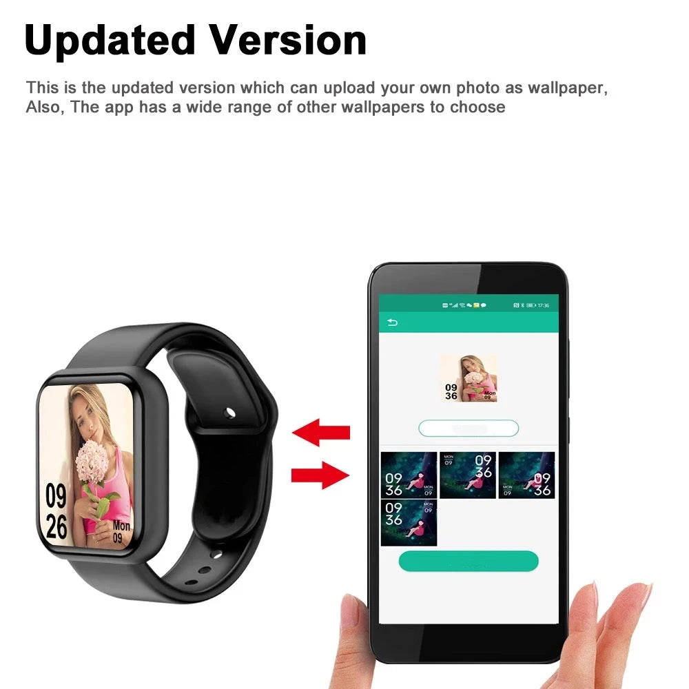Bluetooth Smart Watch – Fitness & Health Tracker for Men & Women