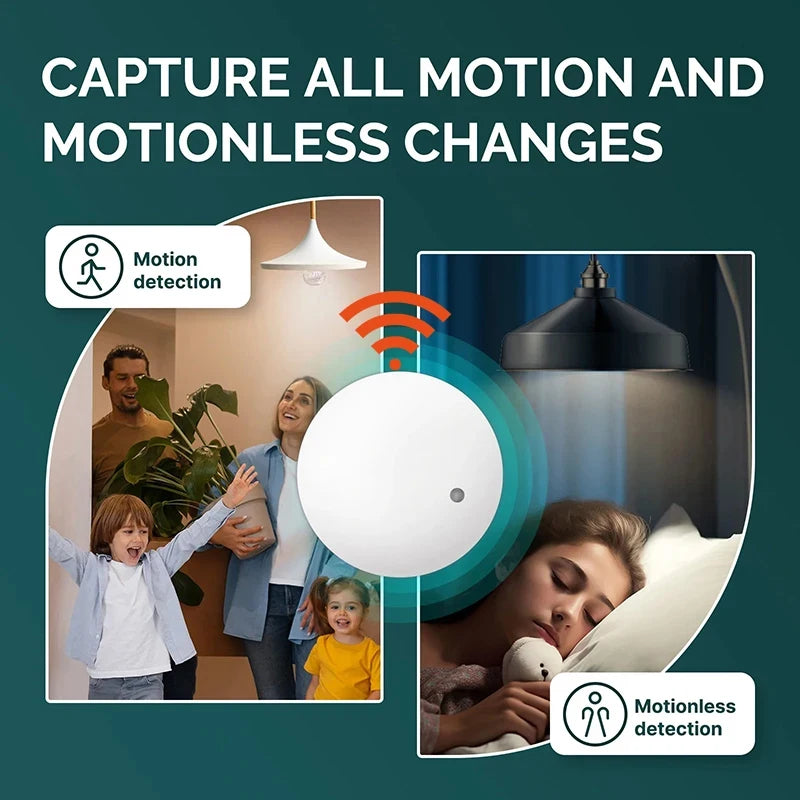 ZigBee WiFi mmWave Motion Sensor – Tuya Smart Human Presence Detector