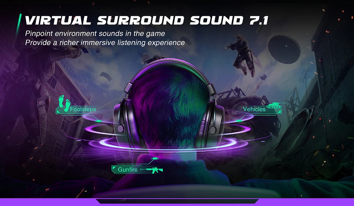 FIFINE H9 Headset – 3.5mm & USB with 7.1 Surround Sound