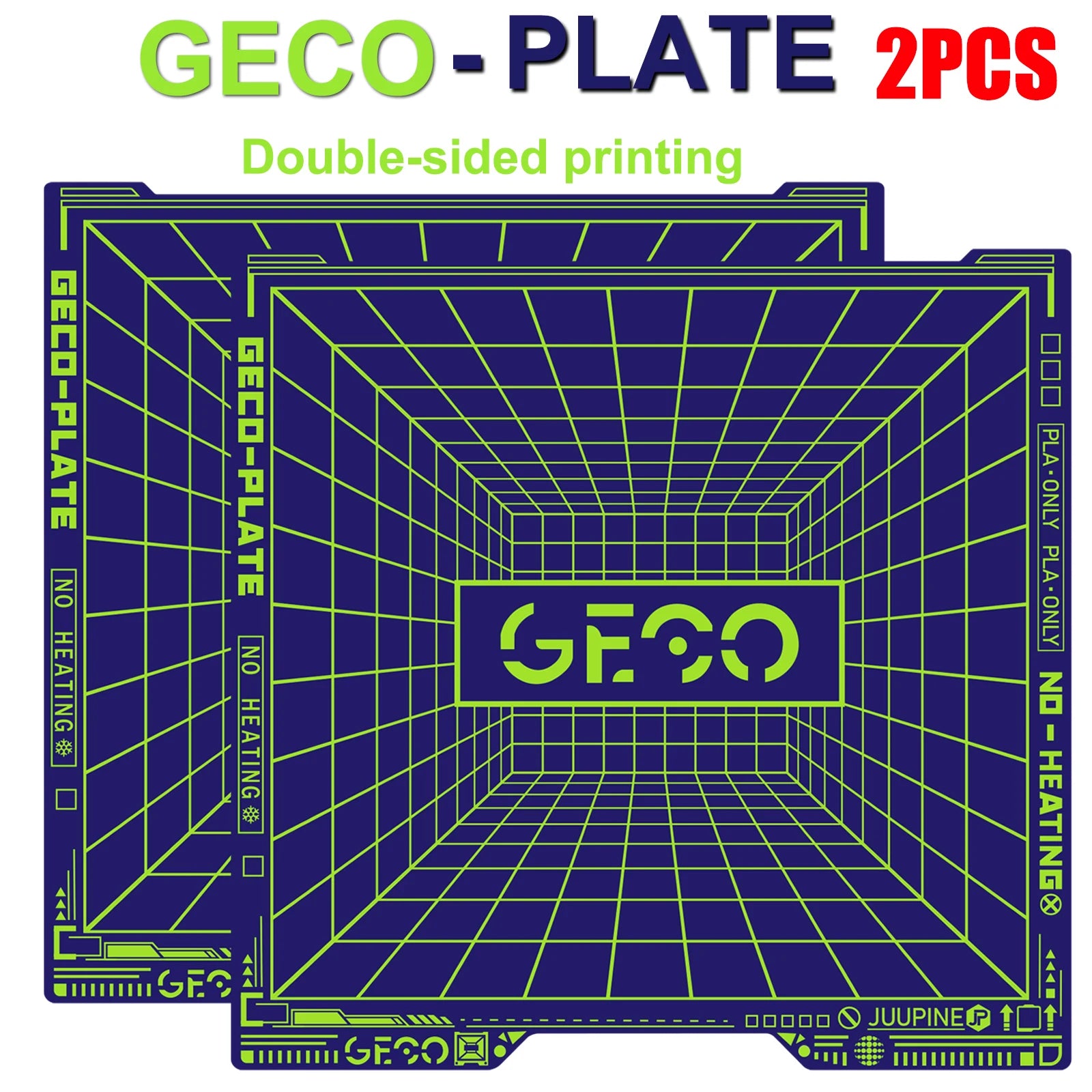 Geco PLA Build Plate 257x257mm for Bambu Lab Printers
