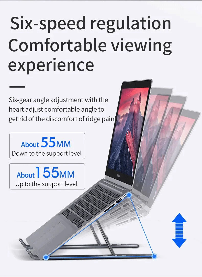 Foldable Aluminum Laptop Stand