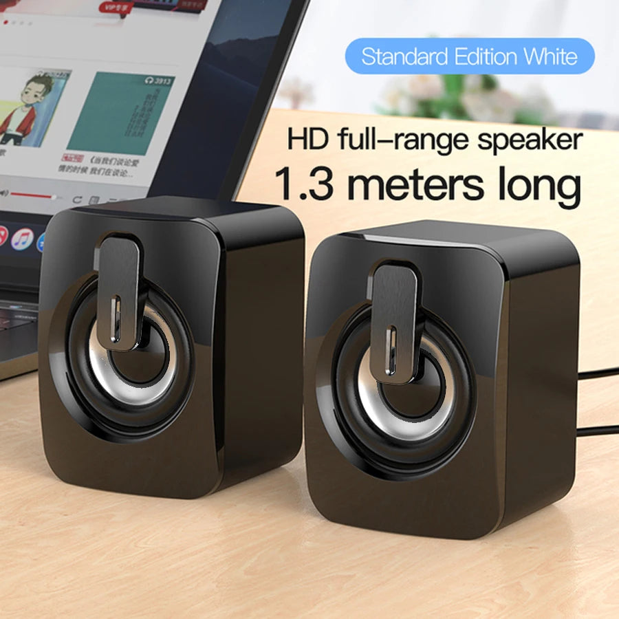 Mini PC Speaker – Portable Sound Box for Computer & Laptop