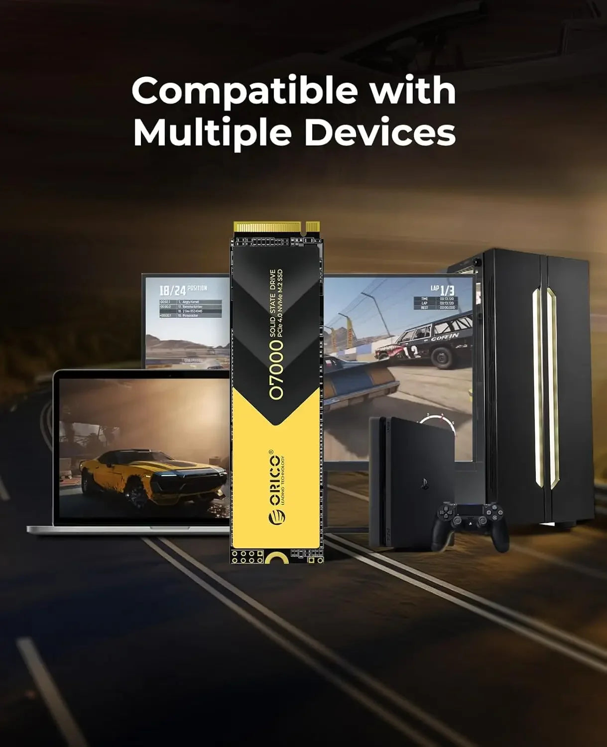 ORICO O7000 2TB NVMe SSD – PCIe 4.0 M.2 Internal Drive
