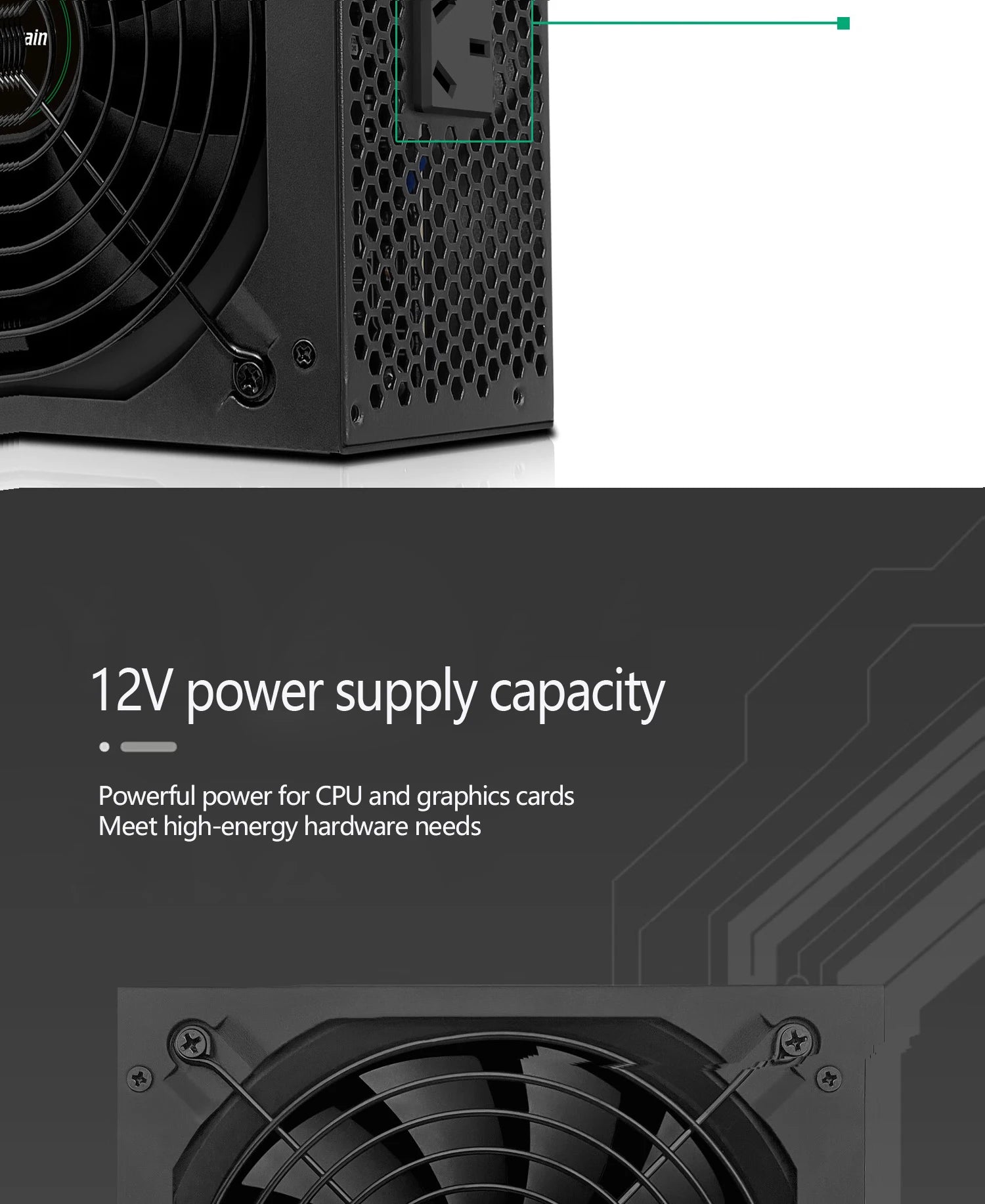 Power Train ATX PSU – 650W/750W/850W/1000W Full Modular Gaming Power Supply