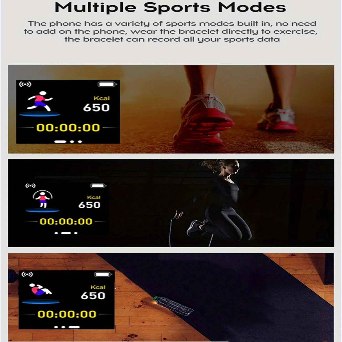 Bluetooth Smart Watch – Fitness & Health Tracker for Men & Women