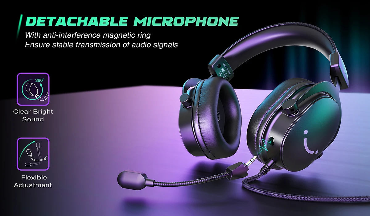 FIFINE H9 Headset – 3.5mm & USB with 7.1 Surround Sound