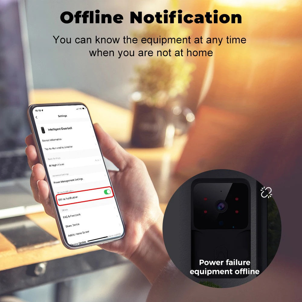 ONENUO WiFi Smart Doorbell