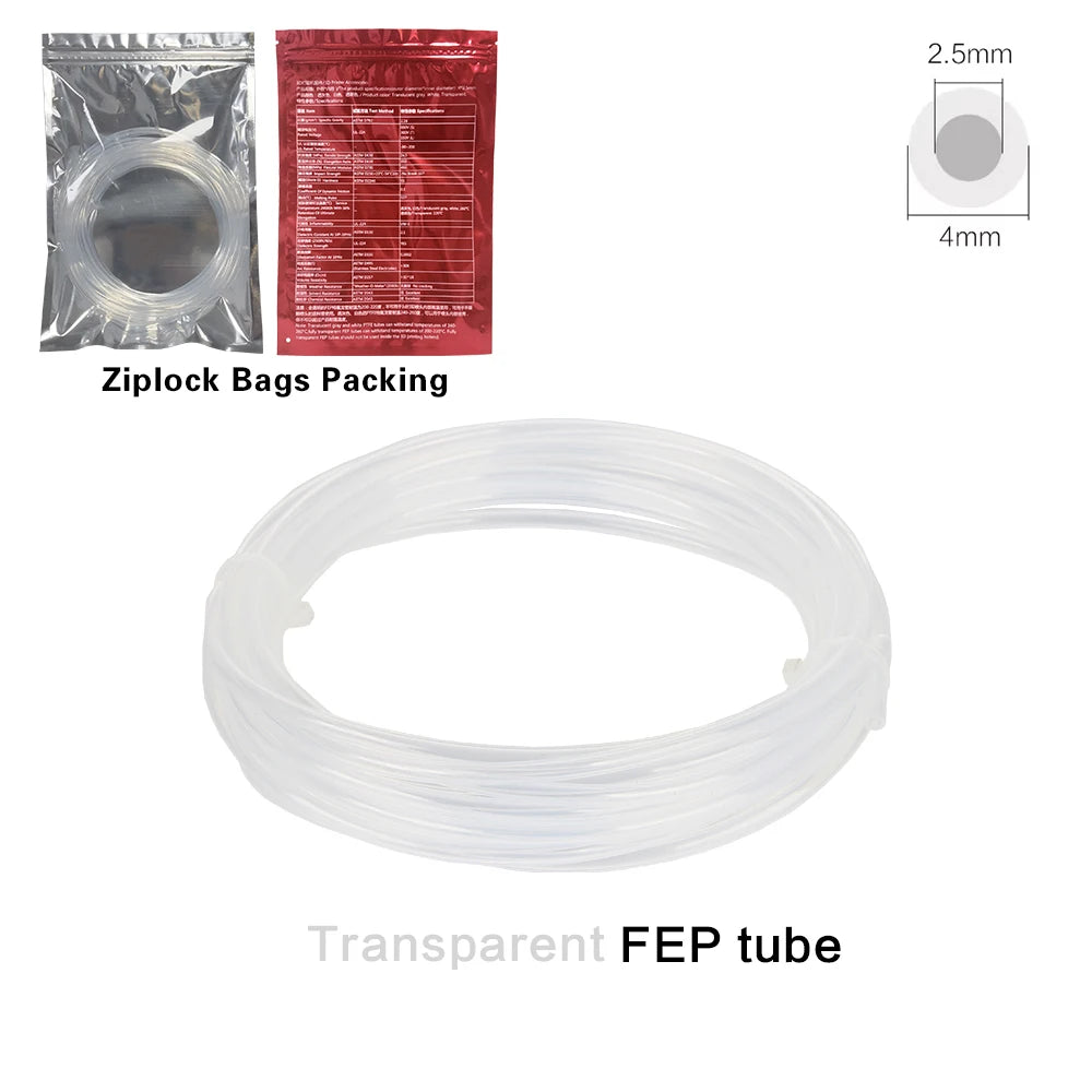 PTFE Tube for Bambu Lab P1P AMS A1 Mini 3D Printer