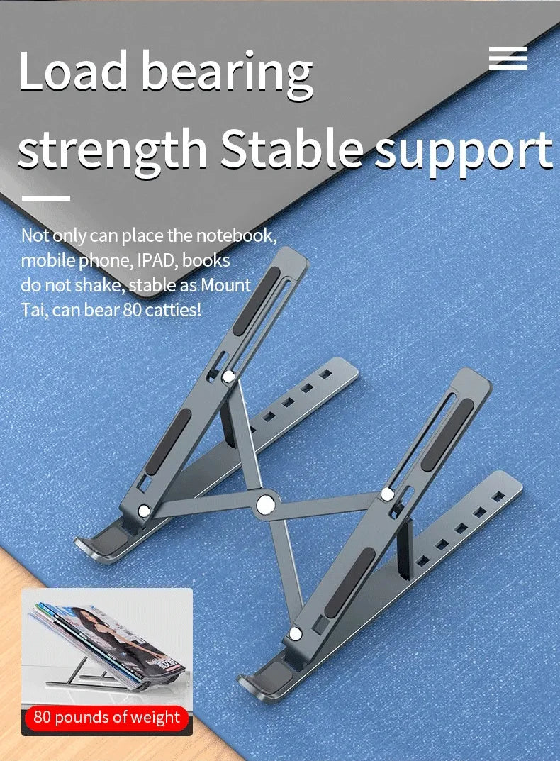 Foldable Aluminum Laptop Stand